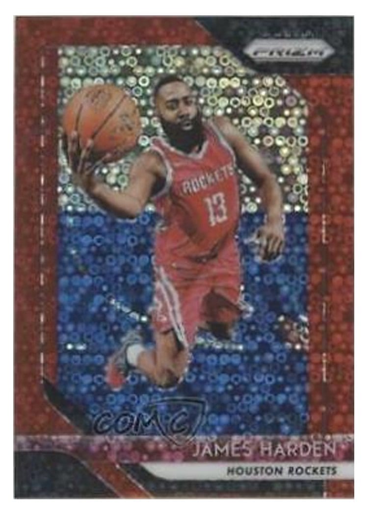 2018-19 Panini Prizm Base Set James Harden #34 card
