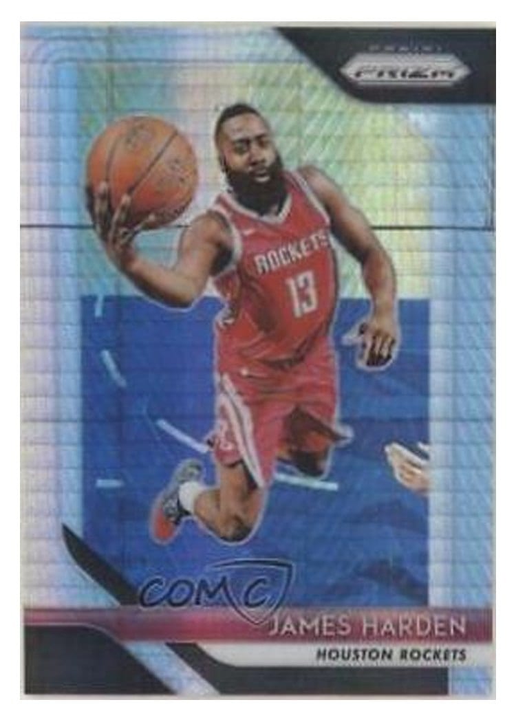 2018-19 Panini Prizm Base Set James Harden #34 card