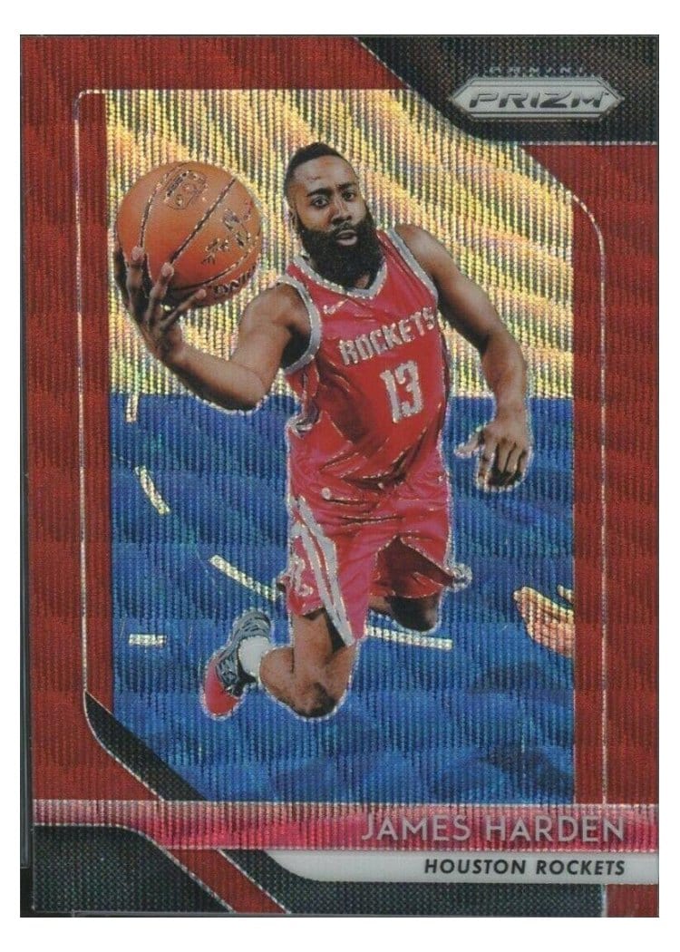 2018-19 Panini Prizm Base Set James Harden #34 card