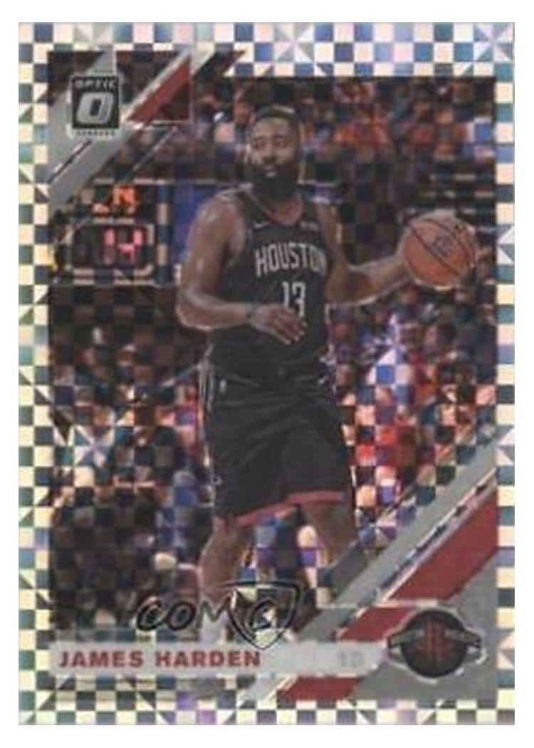 2019-20 Donruss Optic Base Set James Harden #68 card