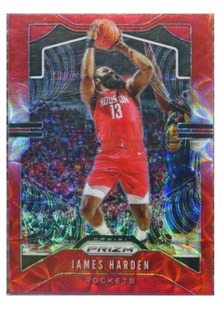 2019-20 Panini Prizm Base Set James Harden #107 card