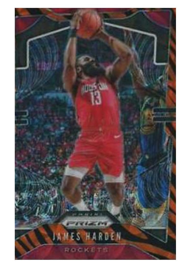 2019-20 Panini Prizm Base Set James Harden #107 card