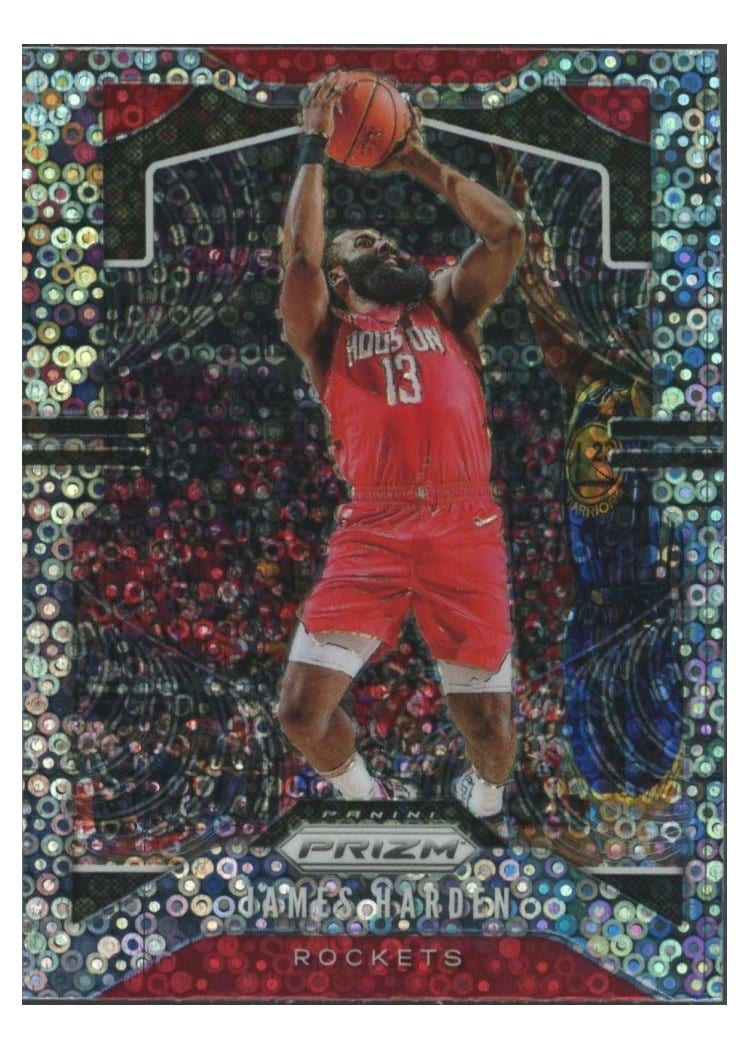 2019-20 Panini Prizm Base Set James Harden #107 card
