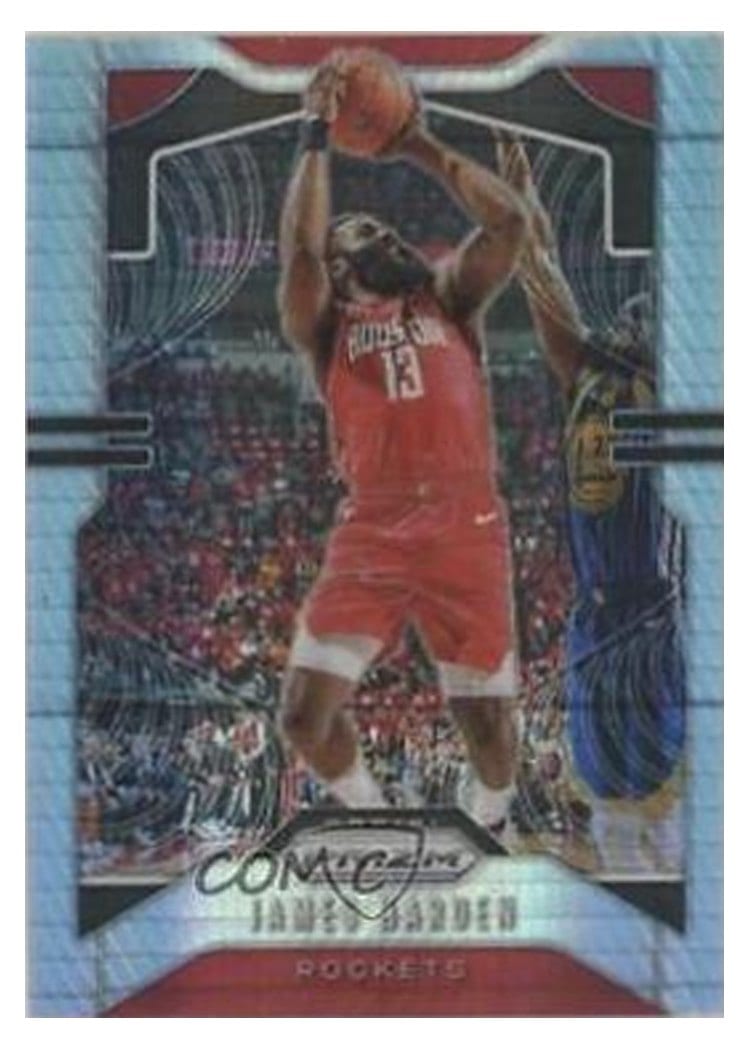 2019-20 Panini Prizm Base Set James Harden #107 card