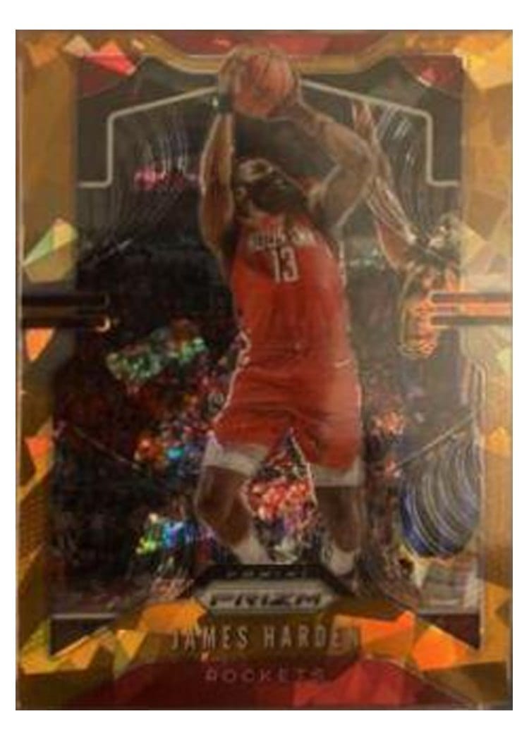 2019-20 Panini Prizm Base Set James Harden #107 card