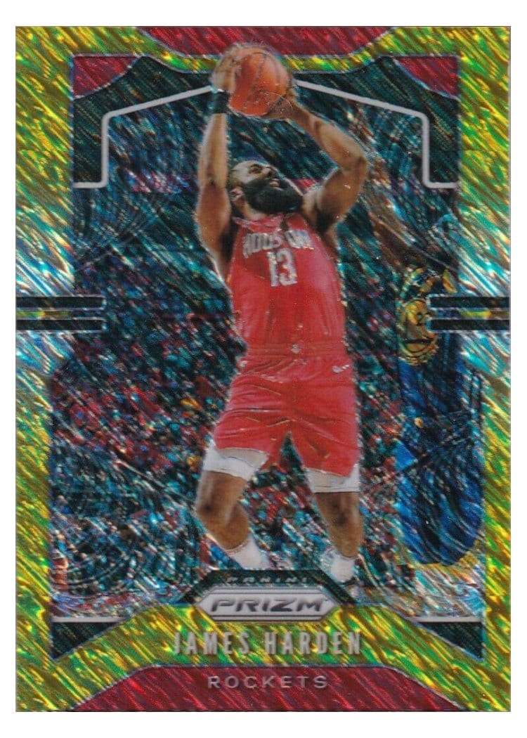 2019-20 Panini Prizm Base Set James Harden #107 card