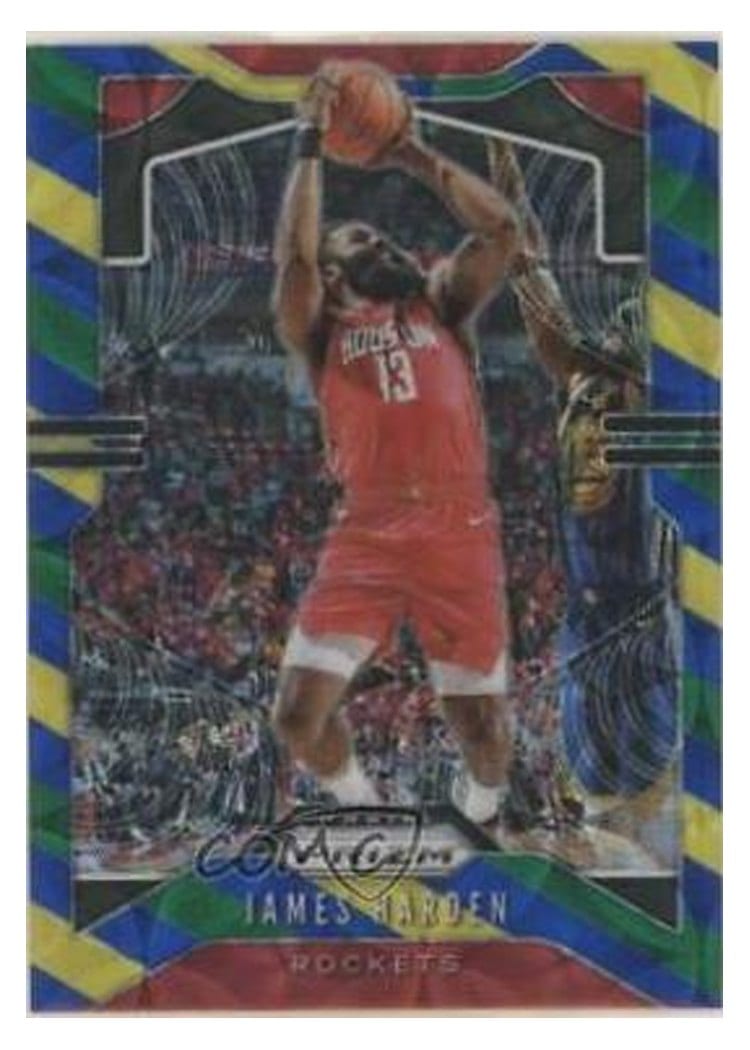 2019-20 Panini Prizm Base Set James Harden #107 card