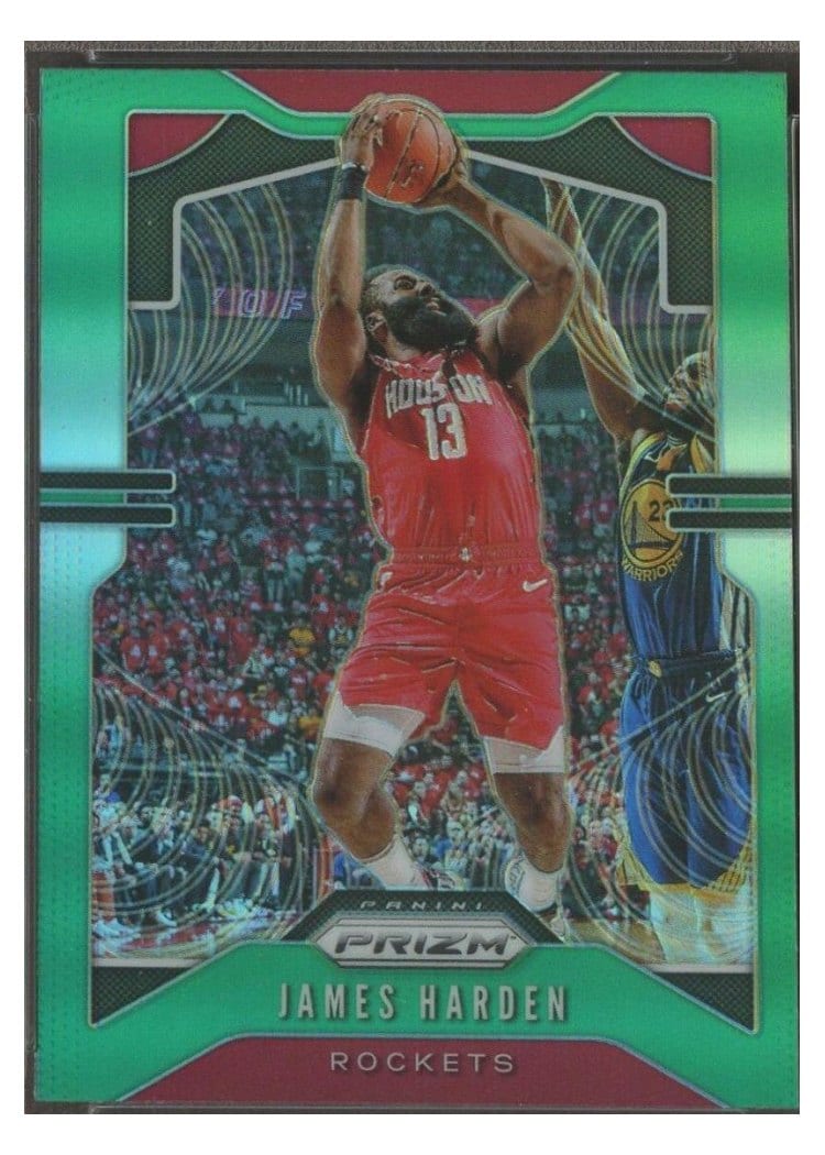2019-20 Panini Prizm Base Set James Harden #107 card