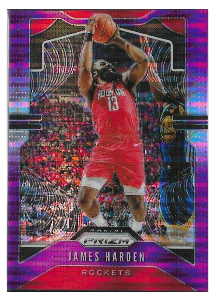 2019-20 Panini Prizm Base Set James Harden #107 card