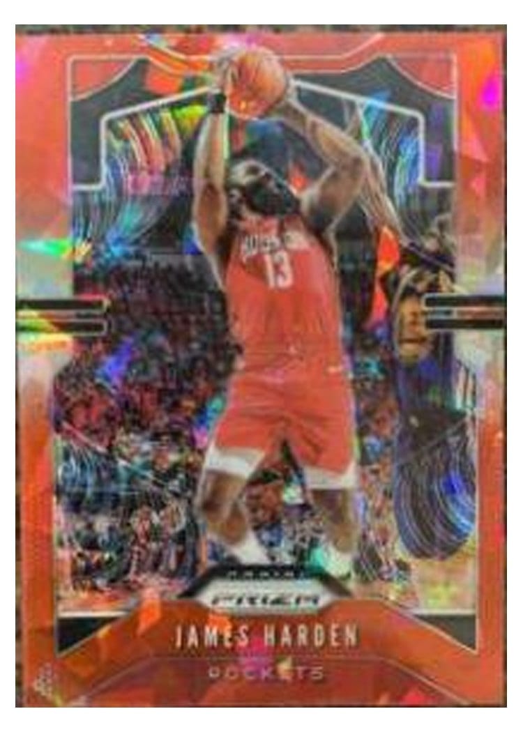 2019-20 Panini Prizm Base Set James Harden #107 card