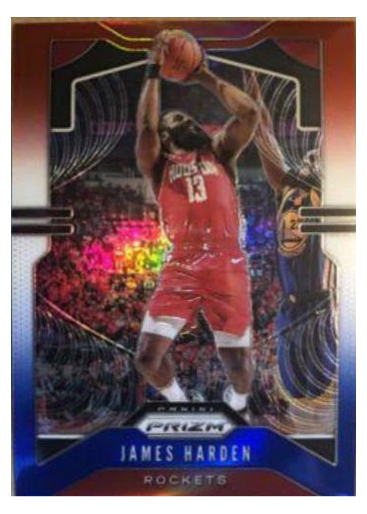 2019-20 Panini Prizm Base Set James Harden #107 card
