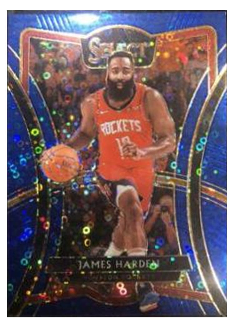 2019-20 Panini Select Base Set James Harden #140 card