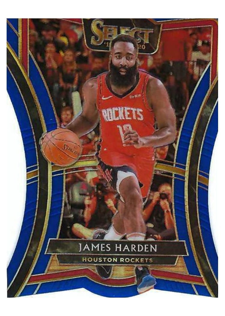 2019-20 Panini Select Base Set James Harden #140 card