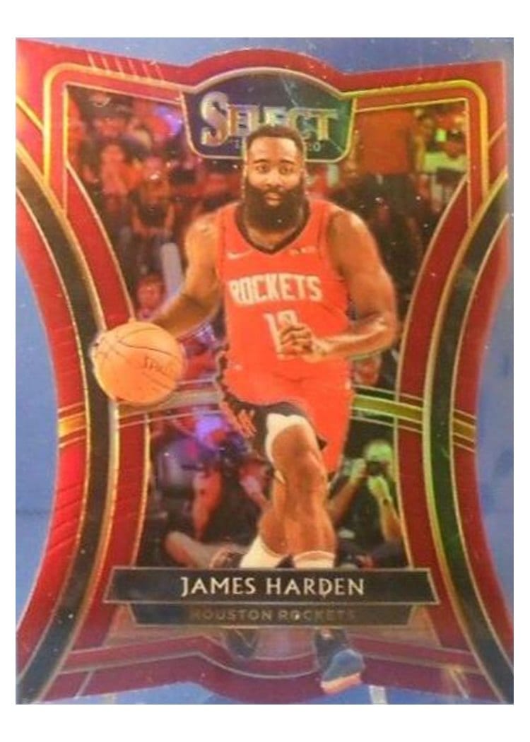2019-20 Panini Select Base Set James Harden #140 card