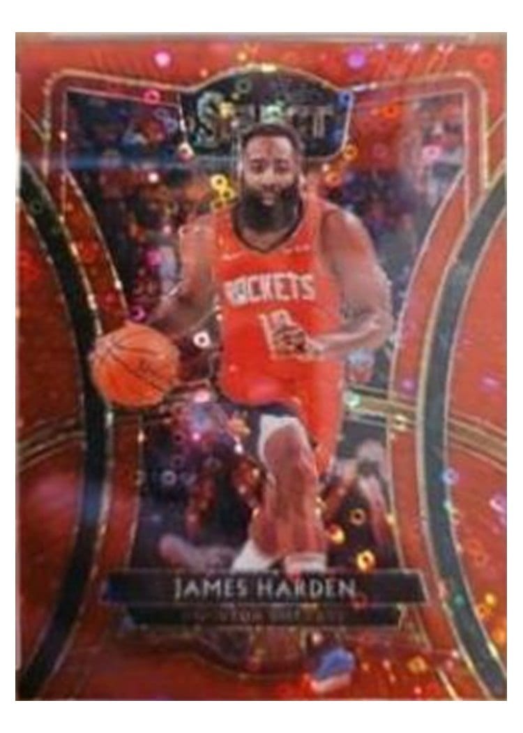 2019-20 Panini Select Base Set James Harden #140 card