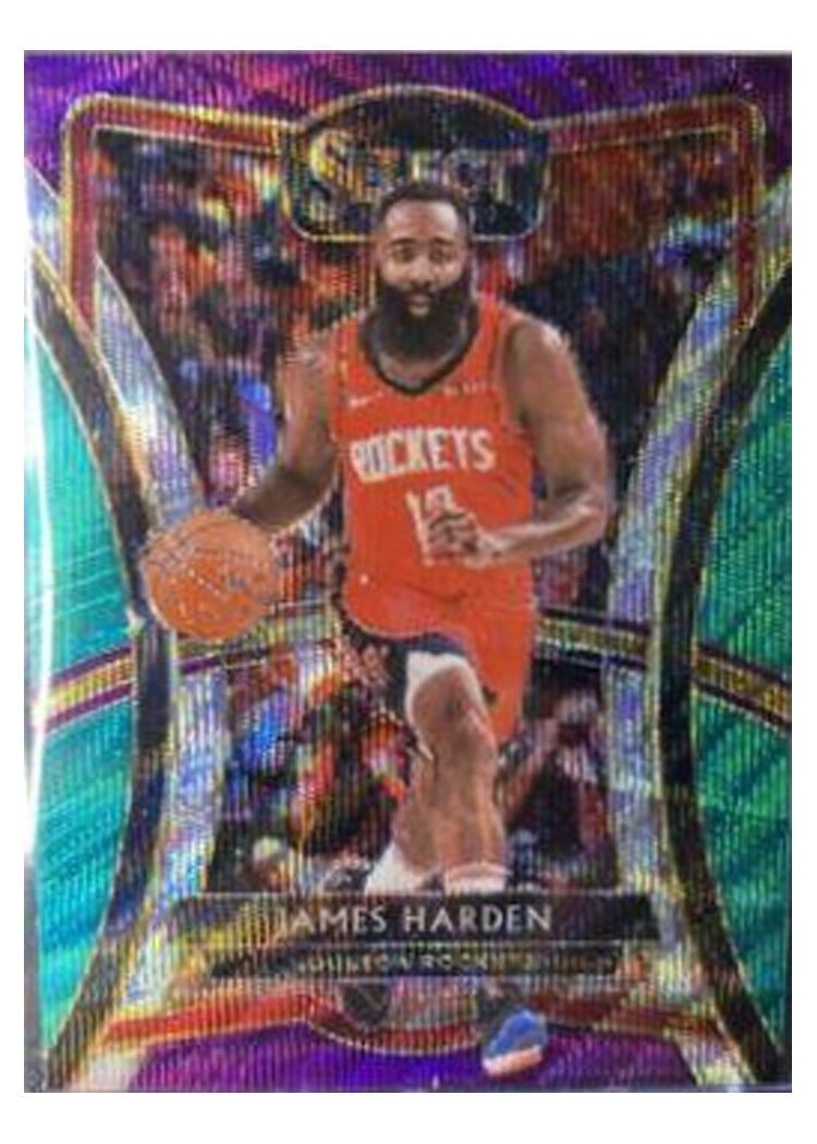 2019-20 Panini Select Base Set James Harden #140 card