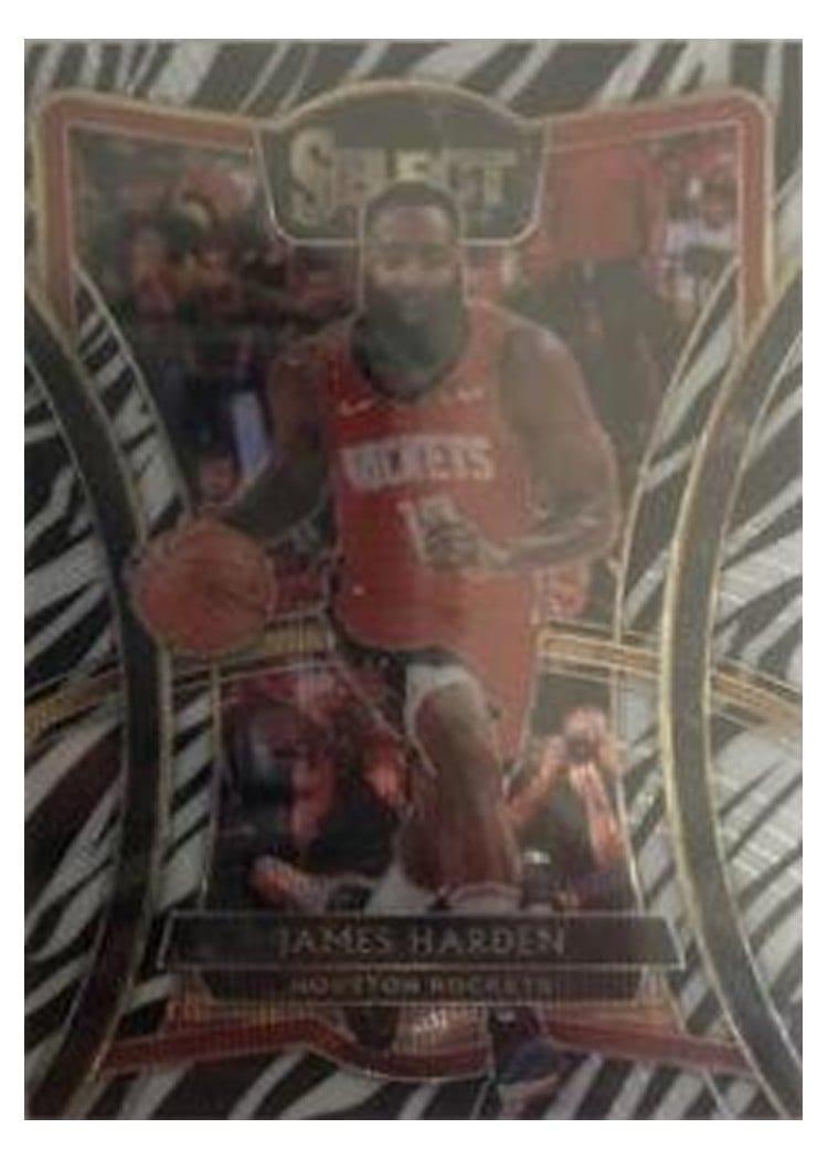 2019-20 Panini Select Base Set James Harden #140 card