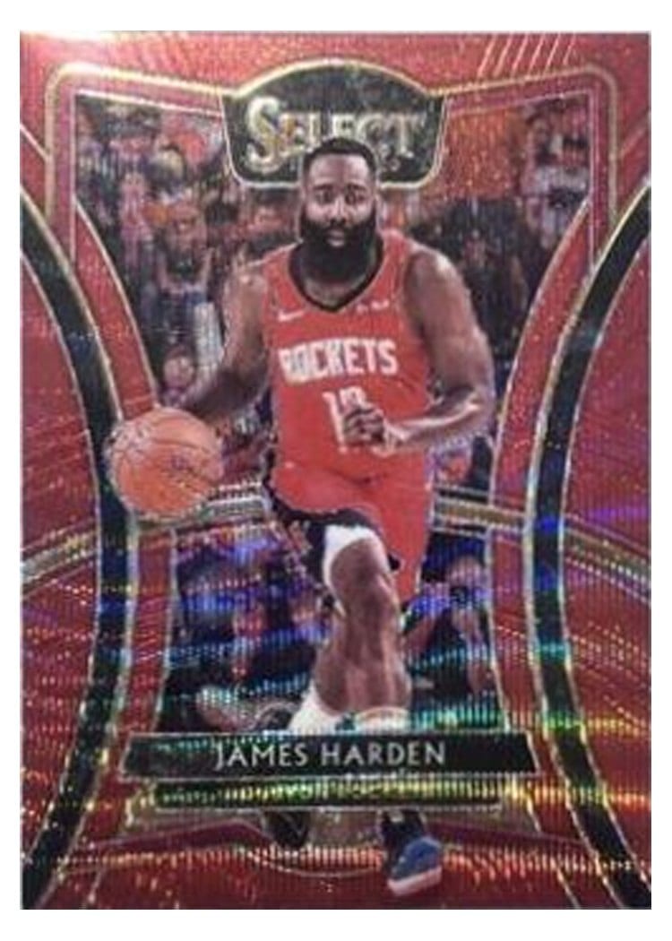 2019-20 Panini Select Base Set James Harden #140 card