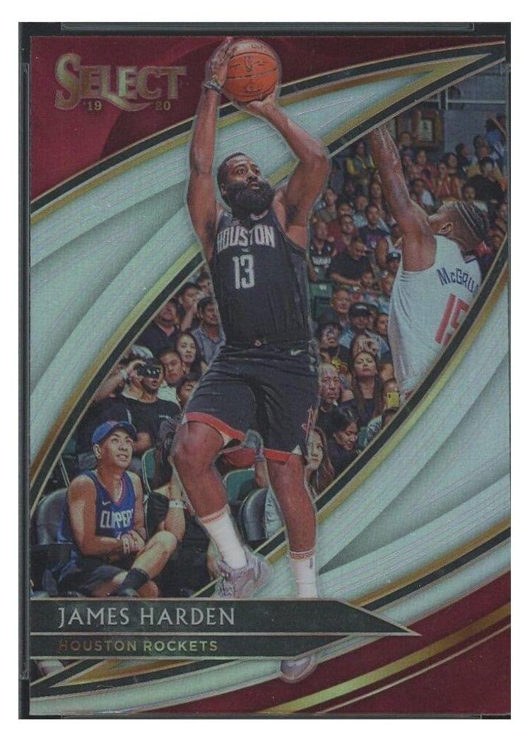 2019-20 Panini Select Base Set James Harden #228 card