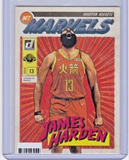 2019 Panini Donruss Net Marvels James Harden #13 card