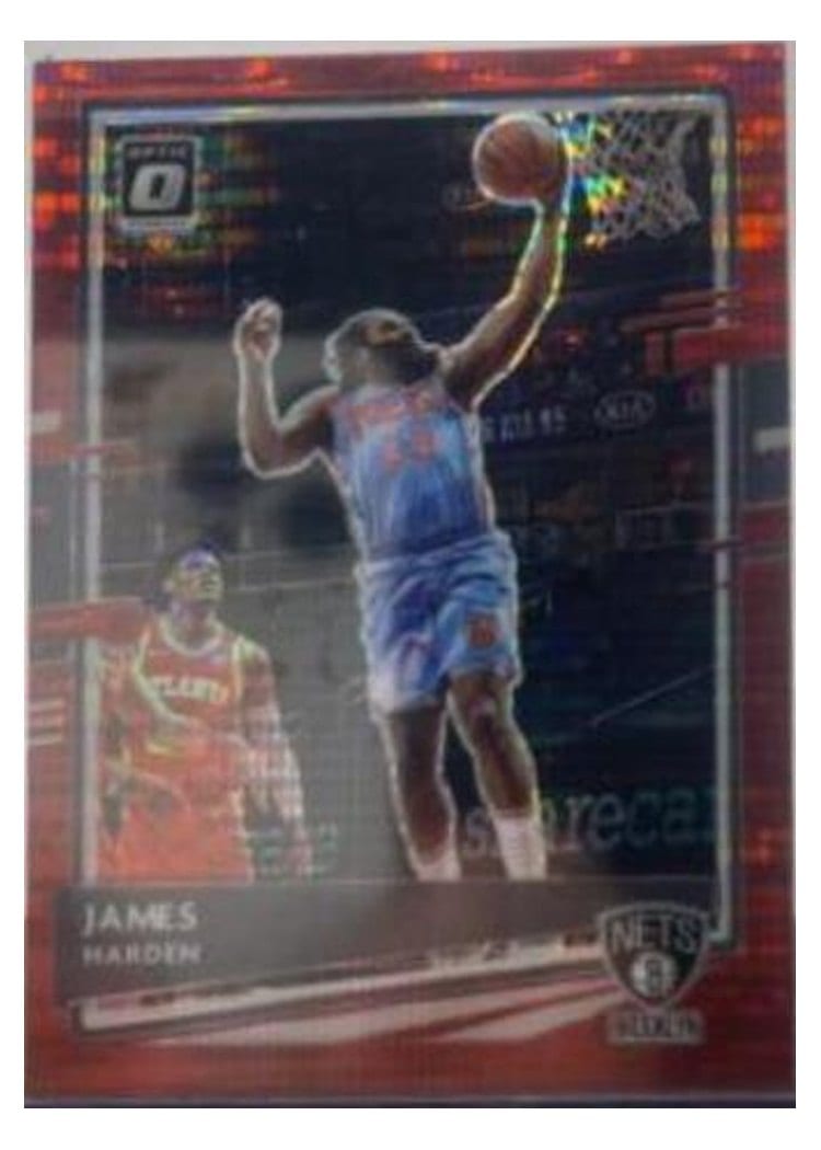 2020-21 Donruss Optic Base Set James Harden Red Pulsar #134 card