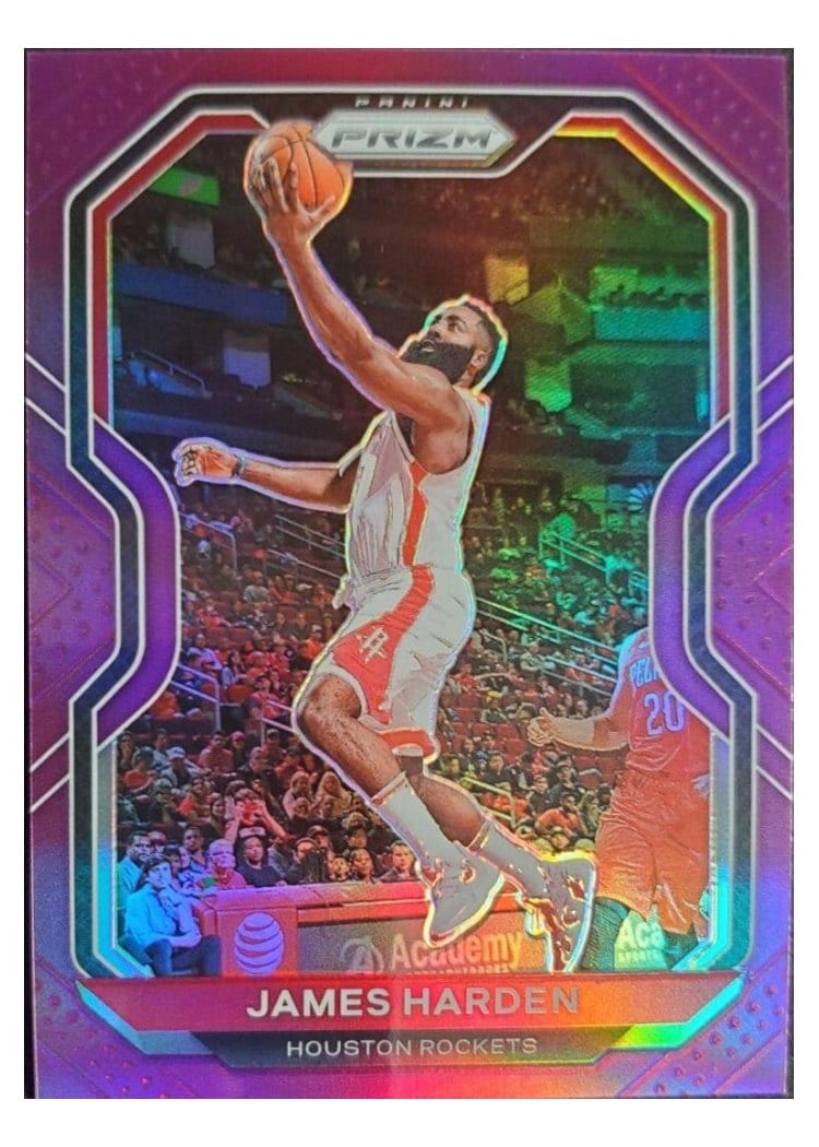 2020-21 Panini Prizm Base Set James Harden #112 card