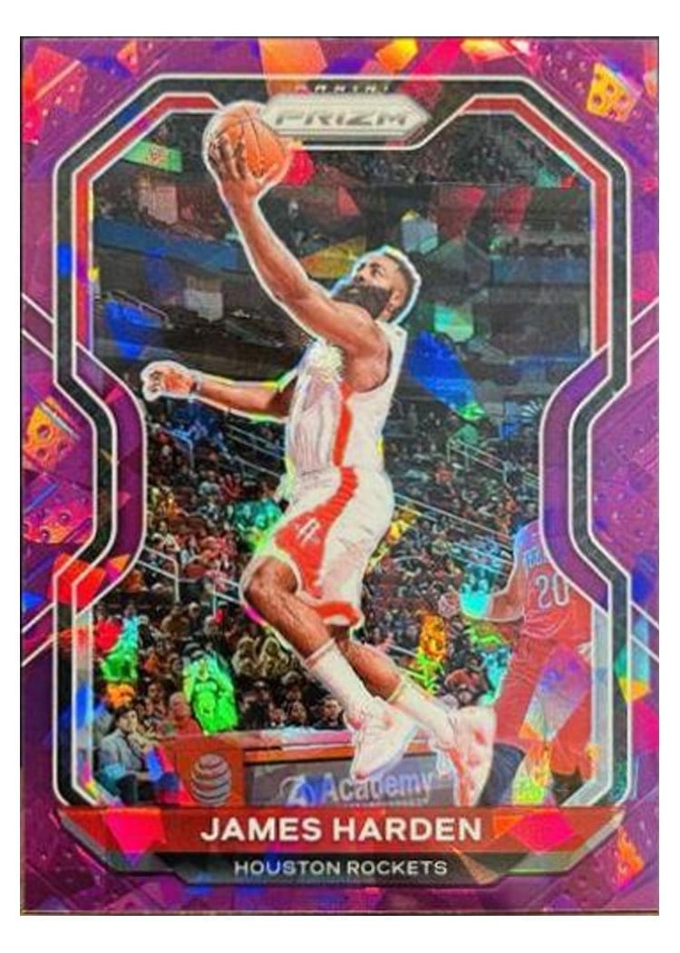 2020-21 Panini Prizm Base Set James Harden #112 card