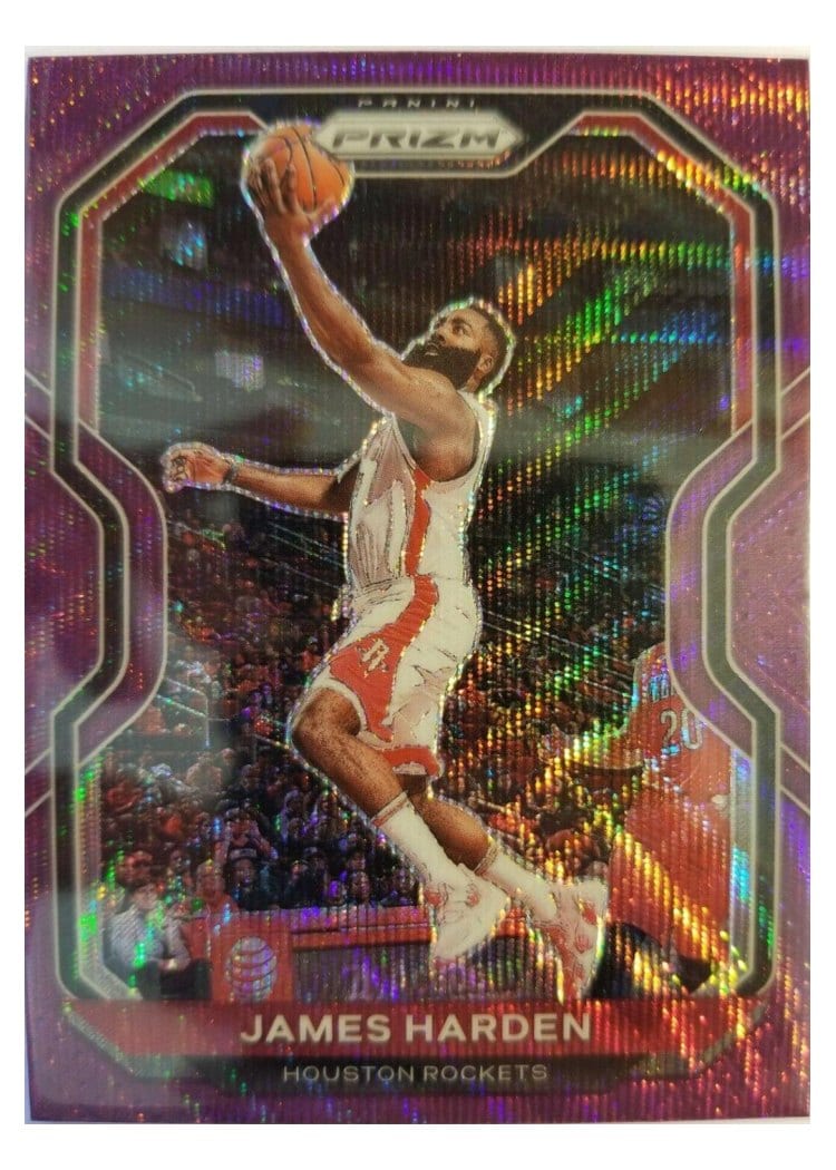 2020-21 Panini Prizm Base Set James Harden #112 card
