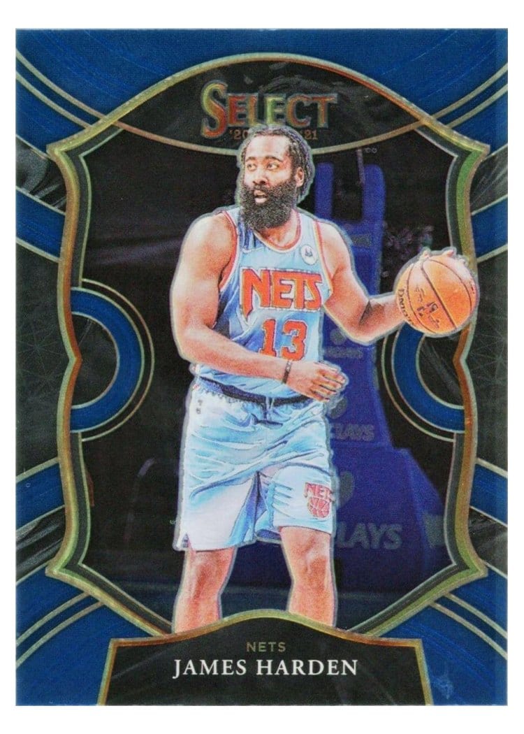 2020-21 Panini Select Base Set James Harden #12 card