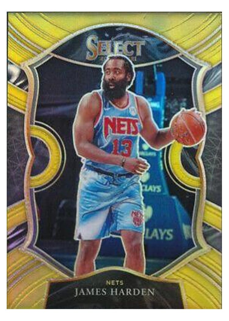 2020-21 Panini Select Base Set James Harden #12 card