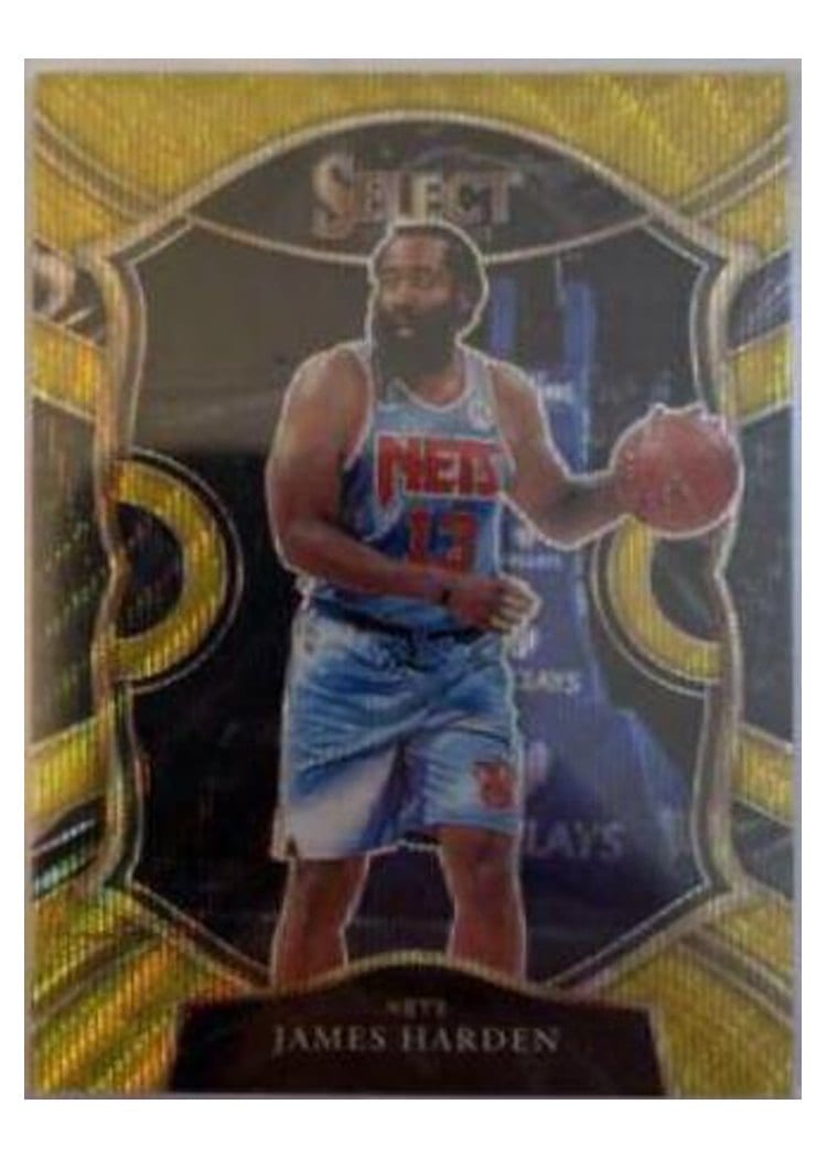 2020-21 Panini Select Base Set James Harden #12 card