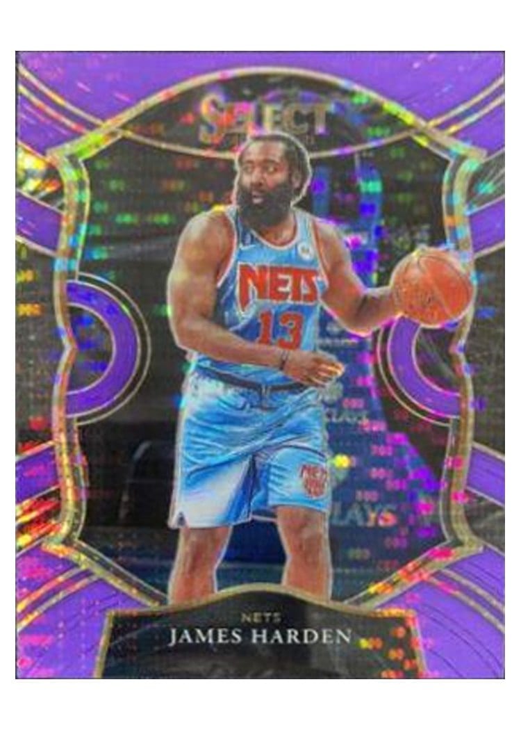 2020-21 Panini Select Base Set James Harden #12 card