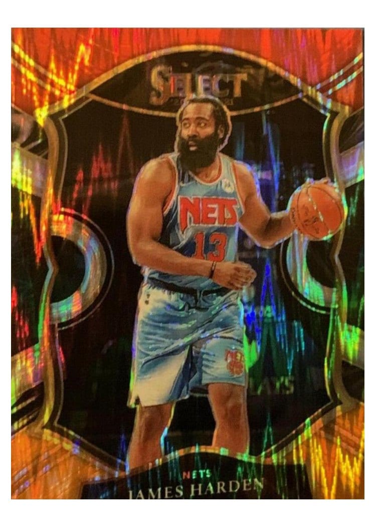2020-21 Panini Select Base Set James Harden #12 card