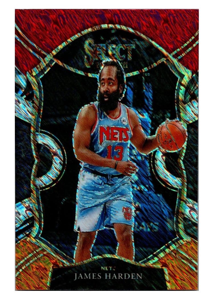 2020-21 Panini Select Base Set James Harden #12 card