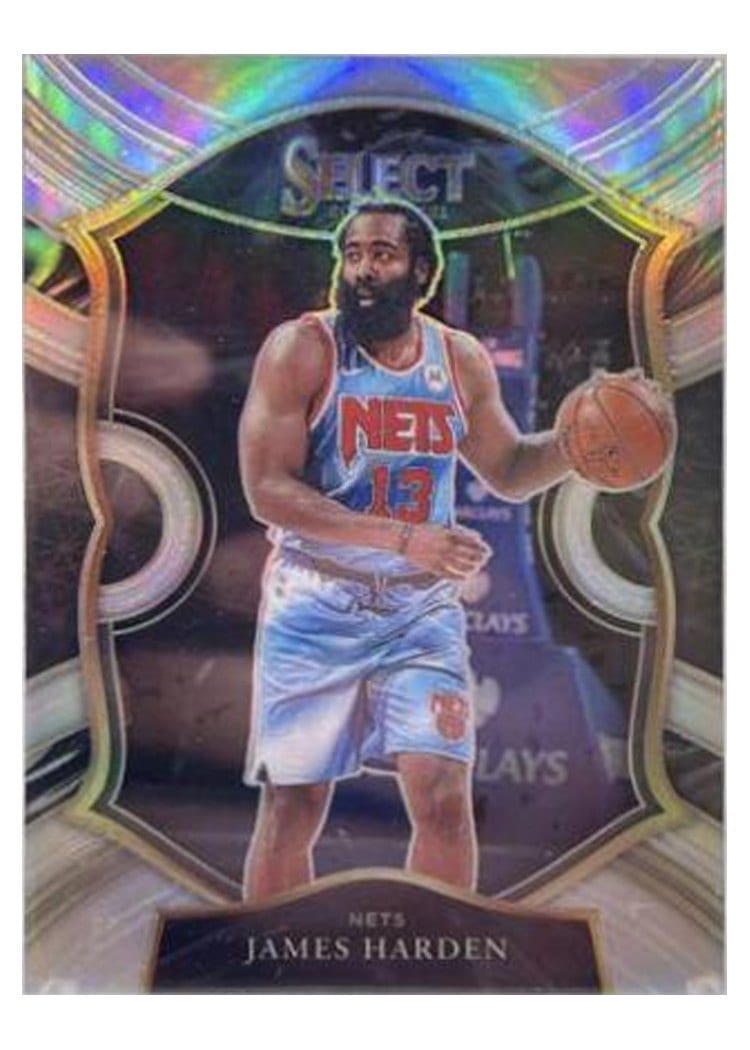 2020-21 Panini Select Base Set James Harden #12 card