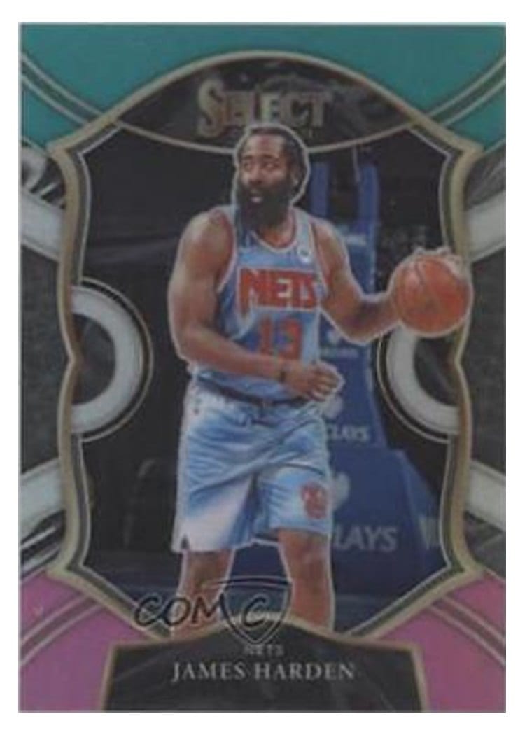 2020-21 Panini Select Base Set James Harden #12 card