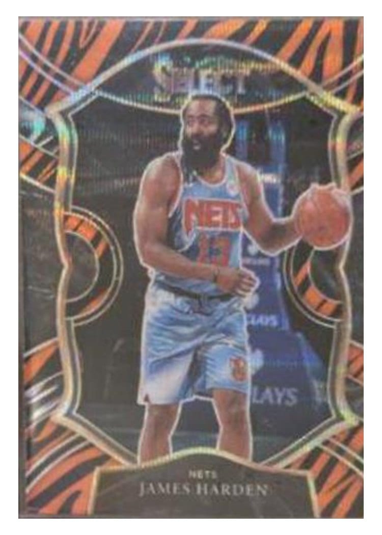 2020-21 Panini Select Base Set James Harden #12 card