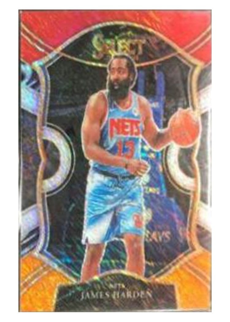 2020-21 Panini Select Base Set James Harden #12 card