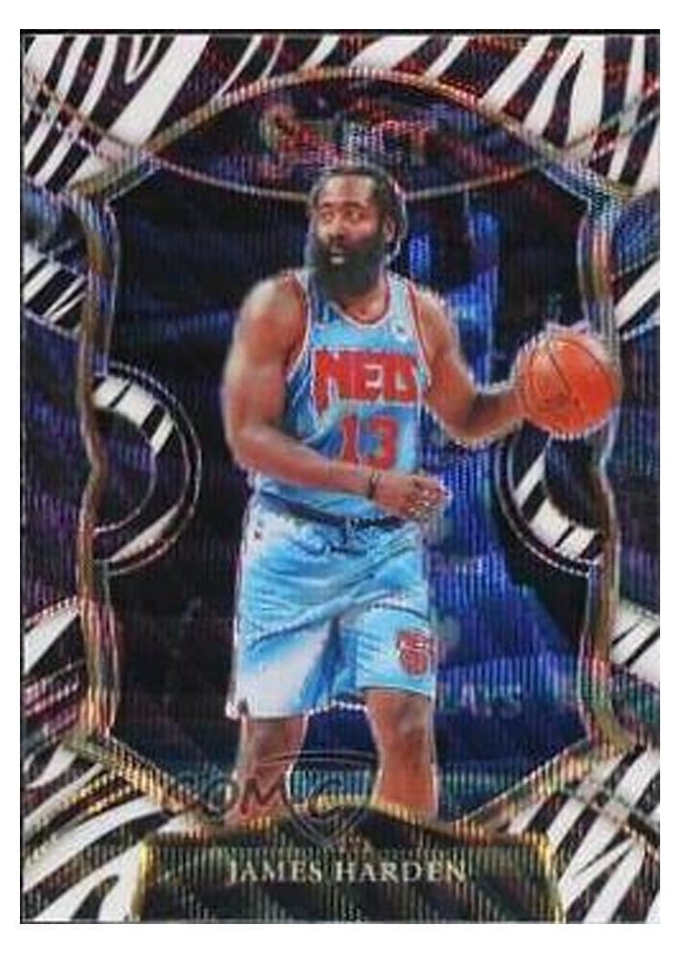 2020-21 Panini Select Base Set James Harden #12 card