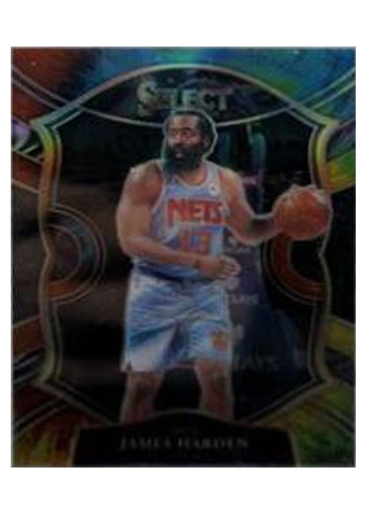 2020-21 Panini Select Base Set James Harden #12 card