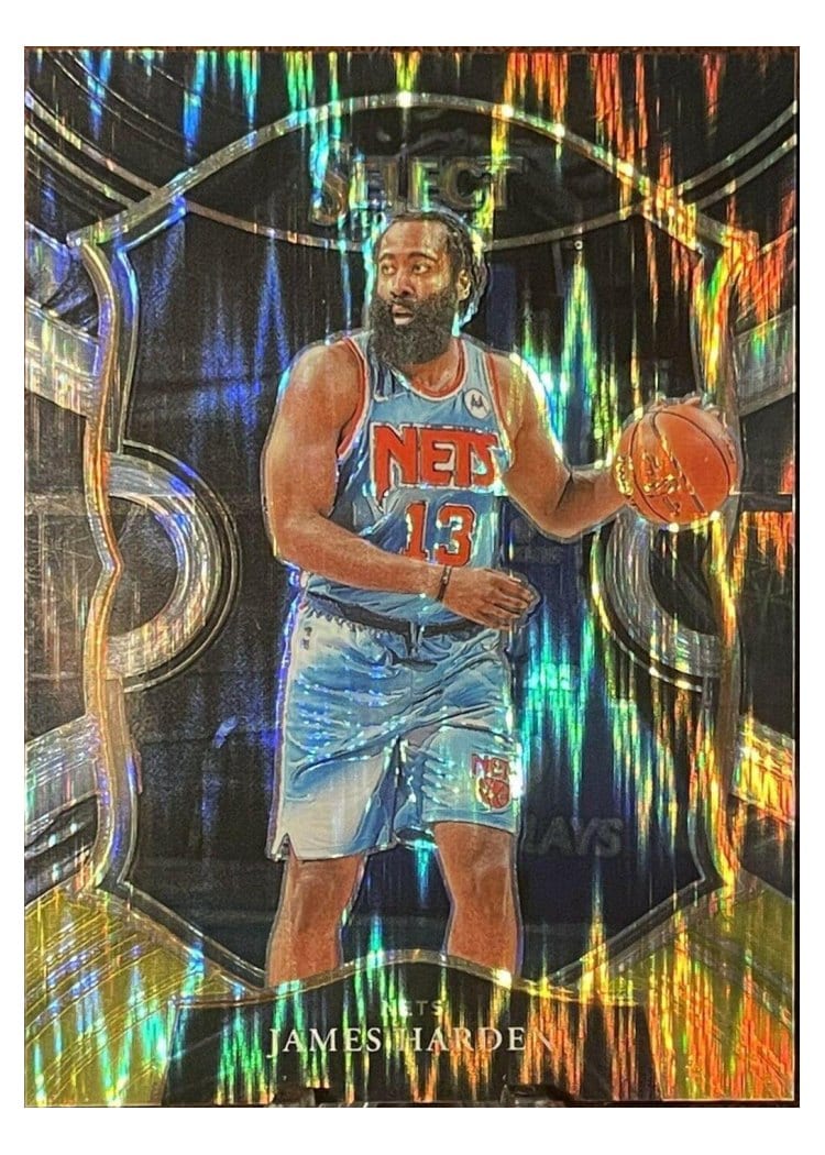 2020-21 Panini Select Base Set James Harden #12 card