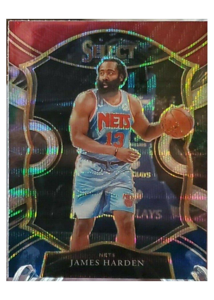 2020-21 Panini Select Base Set James Harden #12 card