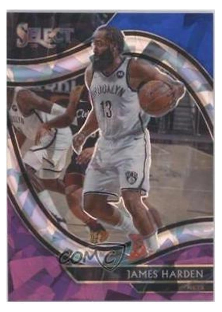 2020-21 Panini Select Base Set James Harden #212 card