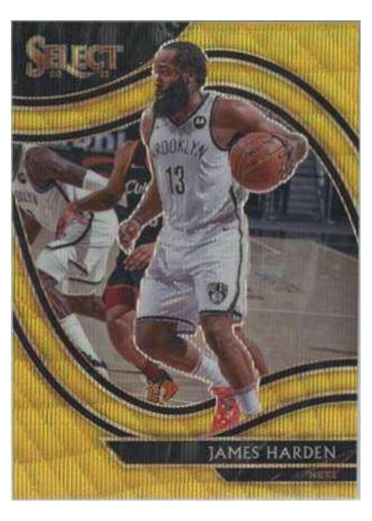 2020-21 Panini Select Base Set James Harden #212 card