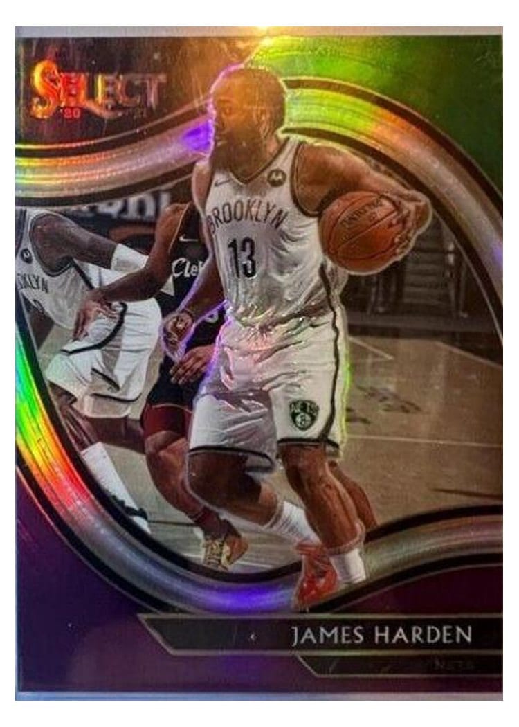2020-21 Panini Select Base Set James Harden #212 card