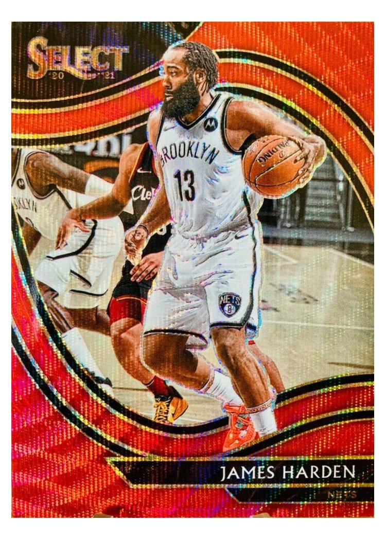 2020-21 Panini Select Base Set James Harden #212 card
