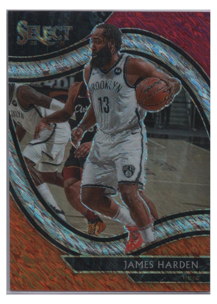 2020-21 Panini Select Base Set James Harden #212 card