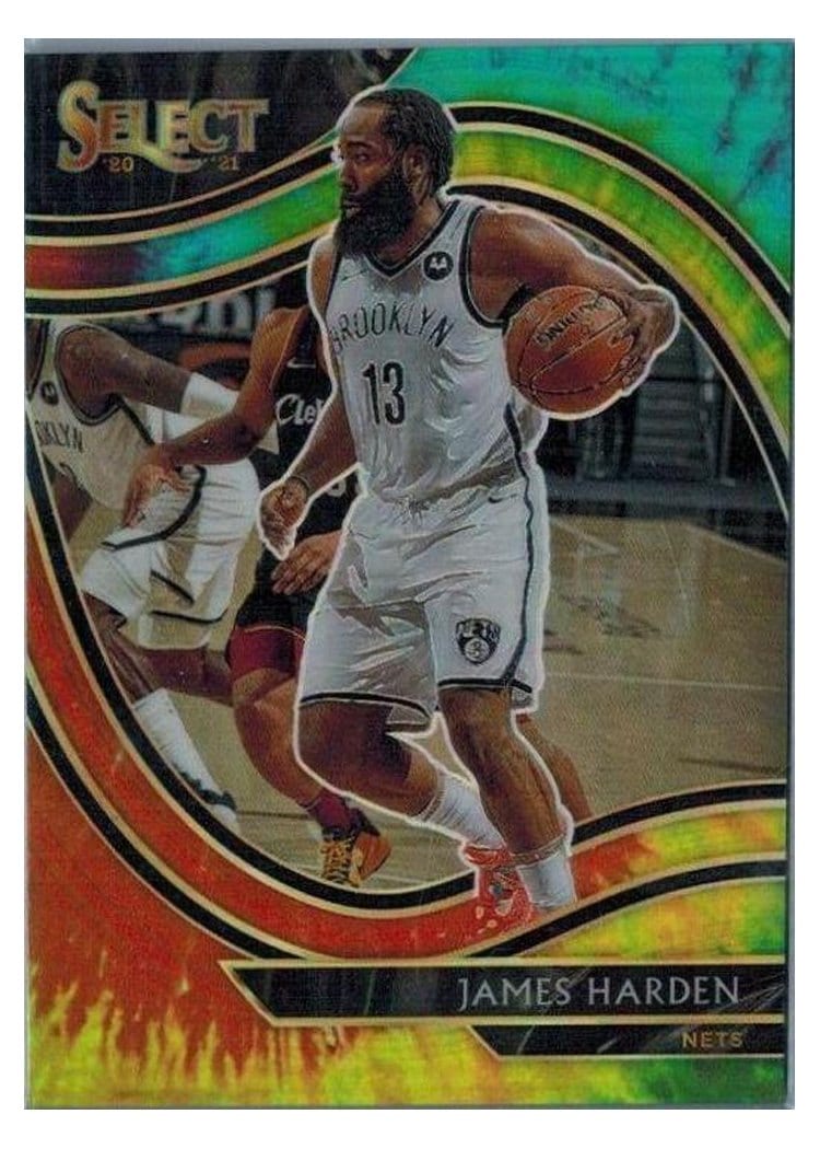 2020-21 Panini Select Base Set James Harden #212 card