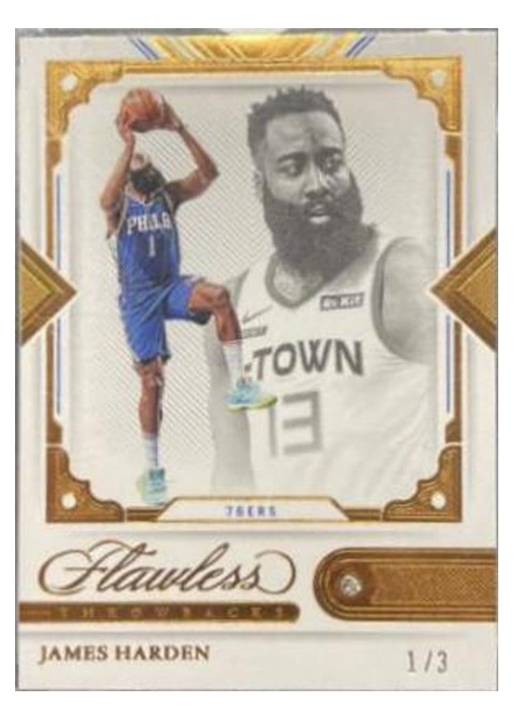 2021-22 Panini Flawless Base Set James Harden #159 card