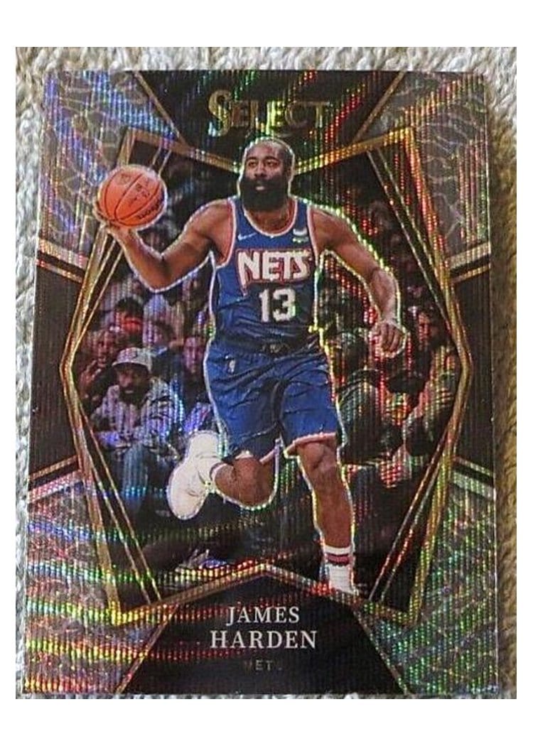 2021-22 Panini Select Base Set James Harden #132 card
